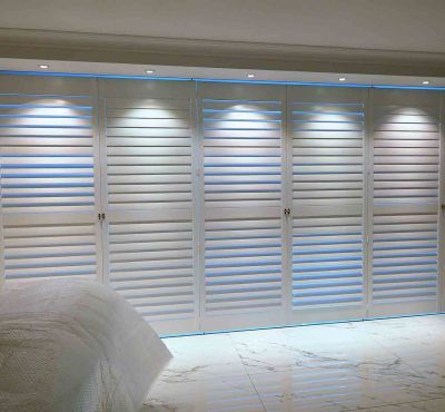 American Shutters-Schlafraum